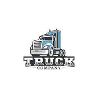 camion azienda logo design vettore