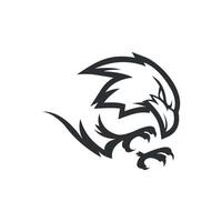 vettore di progettazione del logo dell'aquila