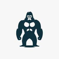 gorilla logo vactor arte, uso il tuo logo vettore