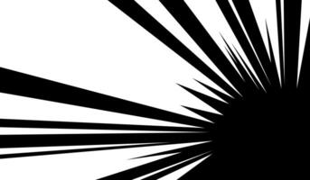 velocità linea effetto manga comico vettore sfondo elemento. cartone animato illustrazione di radiale esplosione movimento. adatto per prenotare, rivista, manifesto, opera d'arte