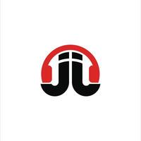 dj e jd lettera logo design .dj,jd iniziale basato alfabeto icona logo design vettore