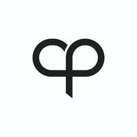 lettera cp logo icona design modello elementi vettore