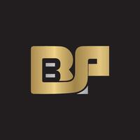 alfabeto iniziali logo pb, bp, B e p vettore