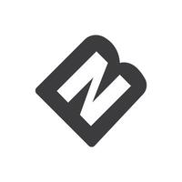iniziale bn lettera logo vettore modello design. creativo astratto lettera nb logo design. connesso lettera nb logo design.