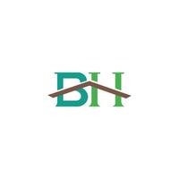 iniziale lettera bh logo o hb logo vettore design modelli