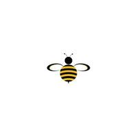 miele ape logo insetto design modello vettore