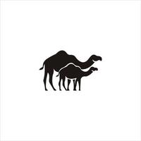 animale cammello logo design modello vettore