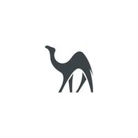 animale cammello logo design modello vettore