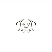 animale cane logo vettore design modelli