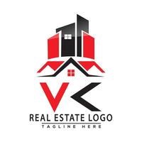 vk vero tenuta logo rosso colore design Casa logo azione vettore. vettore