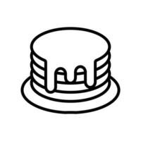 pancake icona vettore design modello nel bianca sfondo