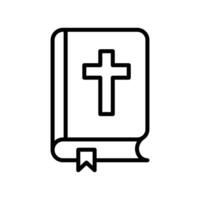 Bibbia icona vettore design modello nel bianca sfondo