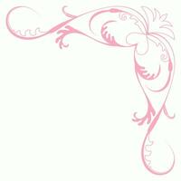 rosa Vintage ▾ angolo, magro linea vittoriano mezzo età fantasia nero monogramma cornici, design elementi collezione, astratto icone, semplice simboli di fiori. vettore
