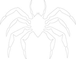 frusta scorpione schema silhouette vettore