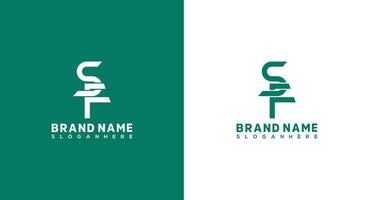 lettera sf logo design modello. sf lettera logo disegno, fs icona marca identità design monogramma logo vettore