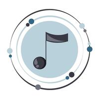 musicale Nota grafico icona simbolo vettore