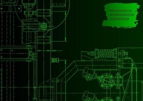 industria della costruzione di macchine. sistemi di progettazione assistita da computer vettore