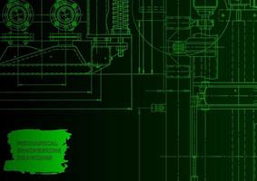 industria della costruzione di macchine. sistemi di progettazione assistita da computer vettore