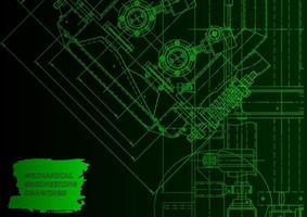 industria della costruzione di macchine. sistemi di progettazione assistita da computer vettore