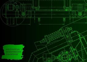 industria della costruzione di macchine. sistemi di progettazione assistita da computer vettore