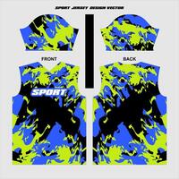 sport maglia design pronto per Stampa vettore