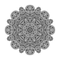 elementi di decorazione d'arte mandala modello circolare vettore