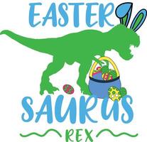 saurus Pasqua Stampa modello e t camicia disegni vettore