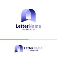 moderno lettera m logo design vettore. creativo m logo concetti modello vettore