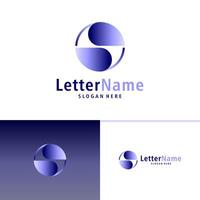 moderno lettera S logo design vettore. creativo S logo concetti modello vettore