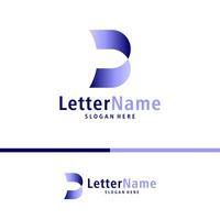 moderno lettera B logo design vettore. creativo B logo concetti modello vettore