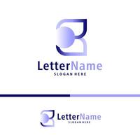 moderno lettera B logo design vettore. creativo B logo concetti modello vettore