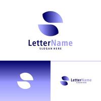 moderno lettera S logo design vettore. creativo S logo concetti modello vettore