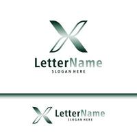 moderno lettera X logo design vettore. creativo X logo concetti modello vettore