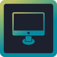 monitorare schermo vettore icona