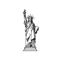 statua di libertà grafico illustrazione. americano simbolo vettore