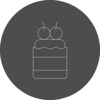 Cupcake creativo icona design vettore