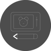 telesketch creativo icona design vettore