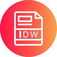 idw creativo icona design vettore