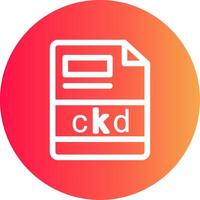 ckd creativo icona design vettore