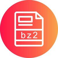 bz2 creativo icona design vettore