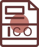 ico creativo icona design vettore