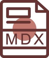 mdx creativo icona design vettore