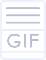 gif creativo icona design vettore