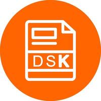 dsk creativo icona design vettore