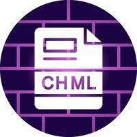 chml creativo icona design vettore