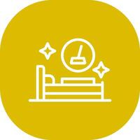 airbnb pulizia creativo icona design vettore