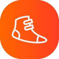 calcio scarpe creativo icona design vettore