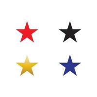 stella logo icona vettore