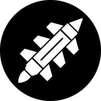 missile razzo vettore icona