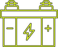 icona del vettore della batteria dell'auto